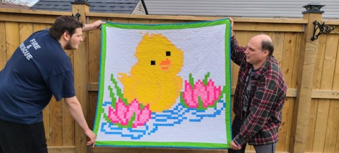 2022 - Duck on water quilt by Jaimie (sold) - front 1 (1).jpg