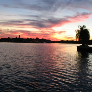 Sunset over Grand Floridian