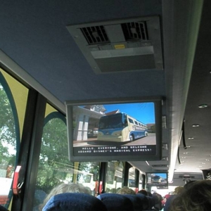 DME bus movie screens