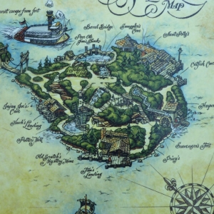 Tom Sawyer Island map
