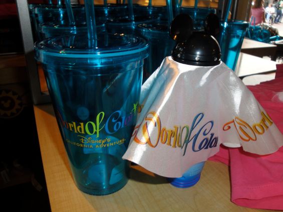 world of color merchandise tumbler and spinner